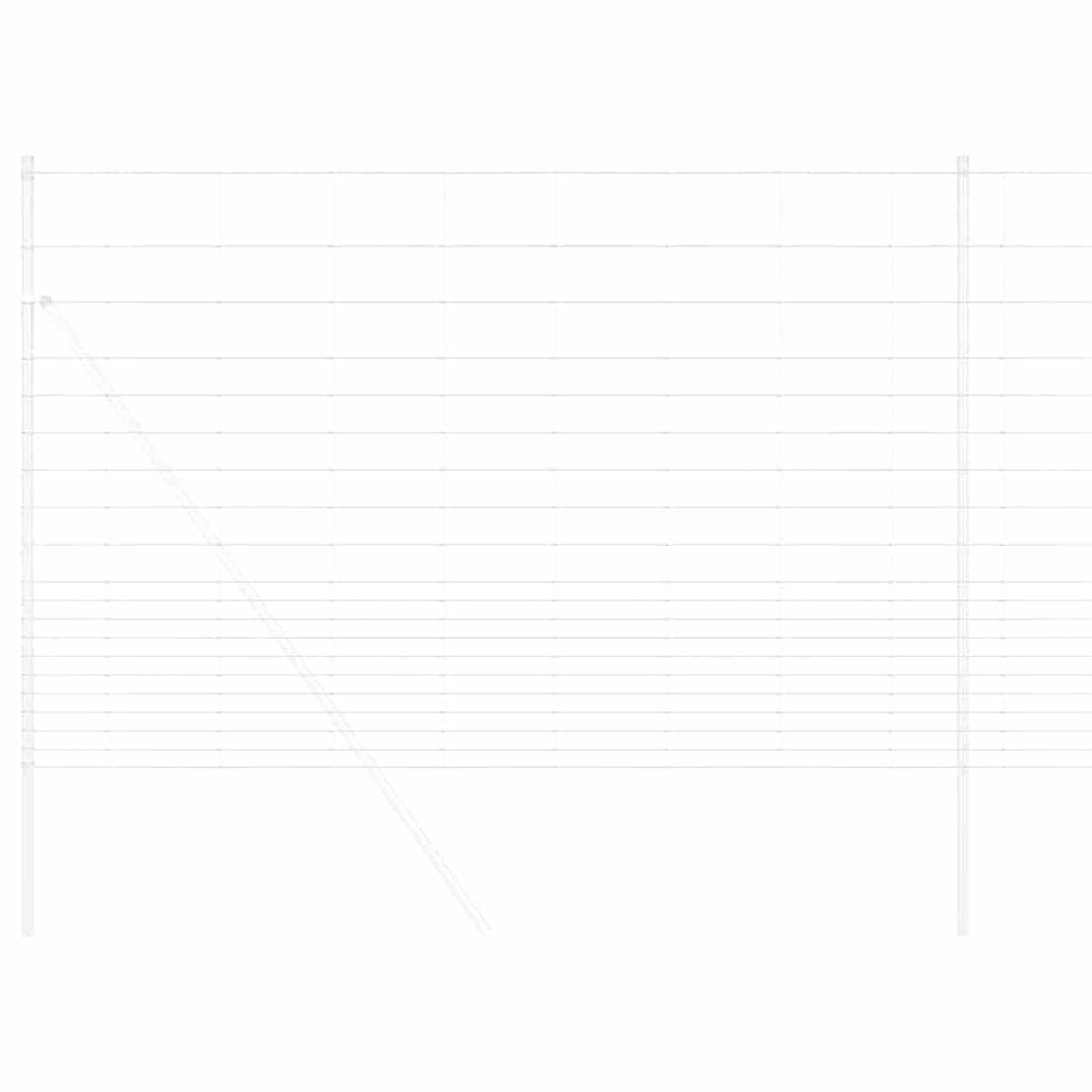 vidaXL Περίφραξη αγρού Ασημί 25 x 1,6 μ Γαλβανισμένος χάλυβας