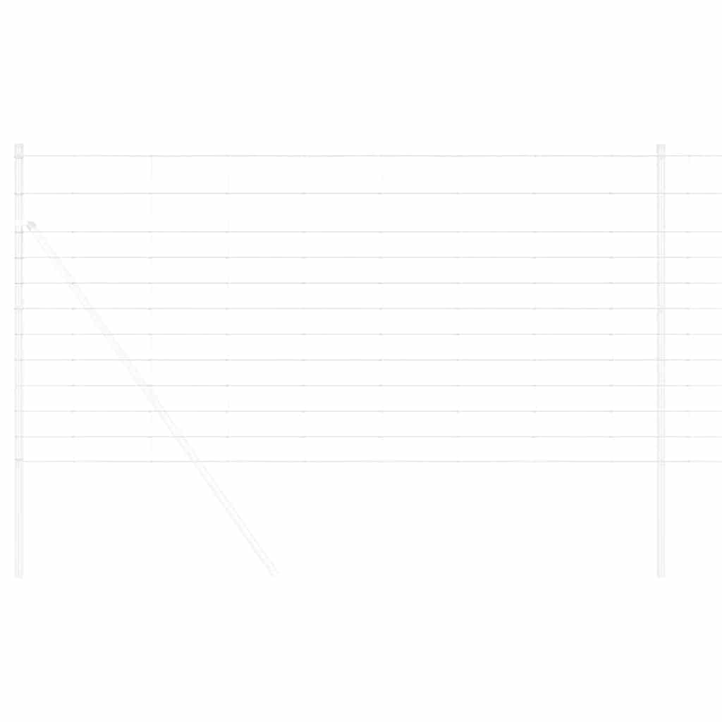vidaXL Περίφραξη αγρού Ασημί 50 x 1,2 m Γαλβανισμένος χάλυβας