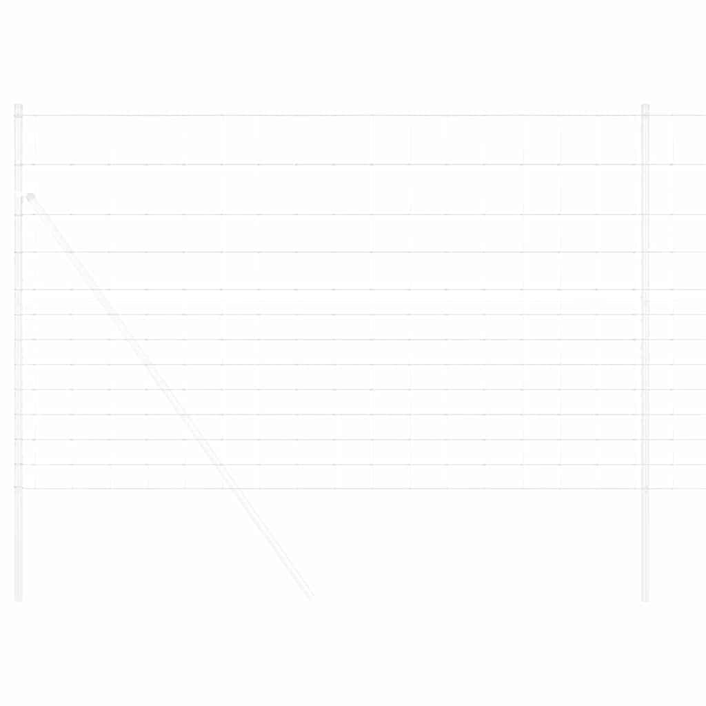 vidaXL Περίφραξη αγρού Ασημί 50 x 1,5 m Γαλβανισμένος χάλυβας