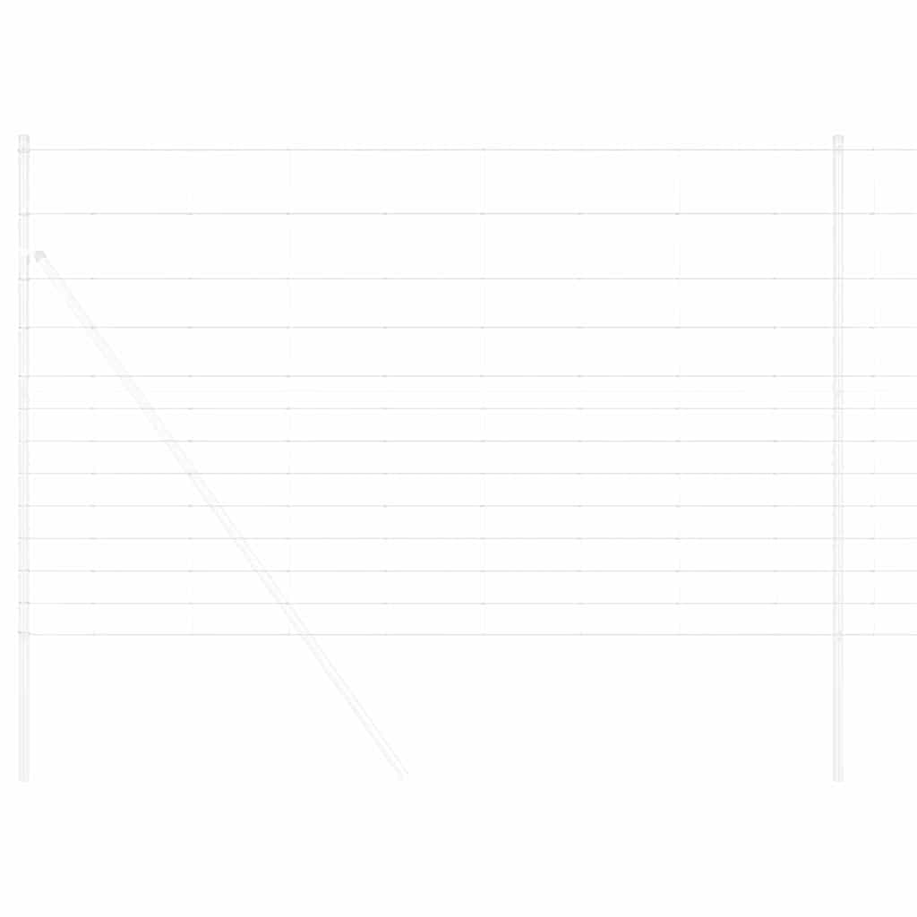 vidaXL Περίφραξη αγρού Ασημί 50 x 1,5 m Γαλβανισμένος χάλυβας
