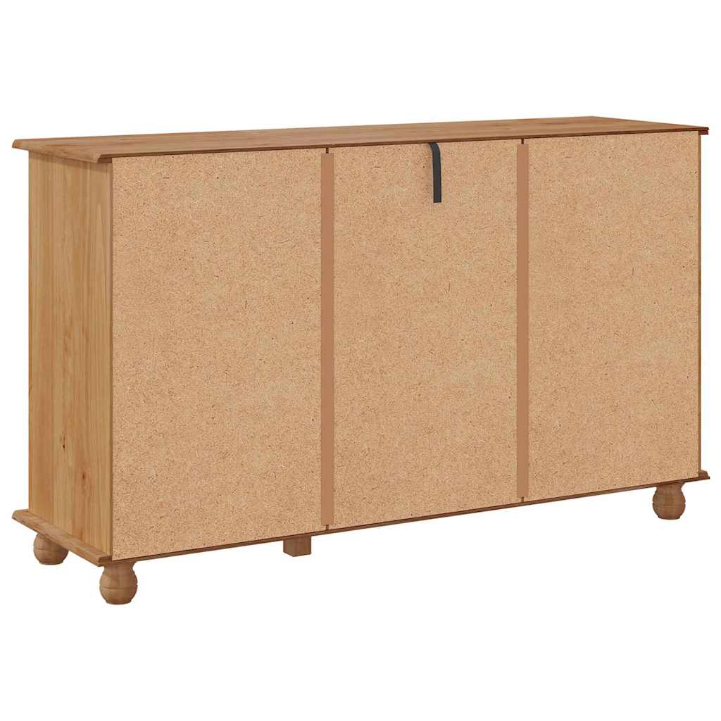 vidaXL Πλαϊνό γραφείο ASKIM 133,5 x 40 x 79 εκ. Μασίφ ξύλο πεύκου