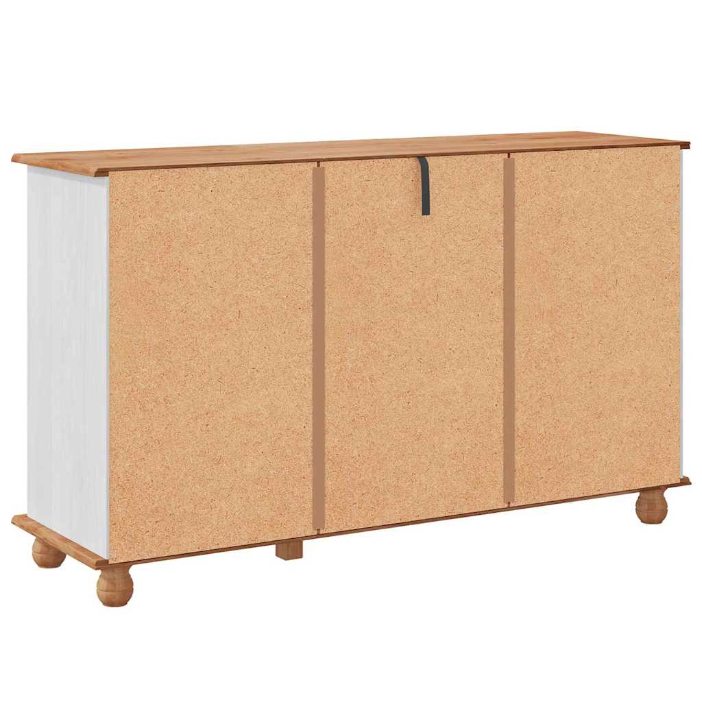 vidaXL Πλαϊνό γραφείο ASKIM 133,5 x 40 x 79 εκ. Μασίφ ξύλο πεύκου