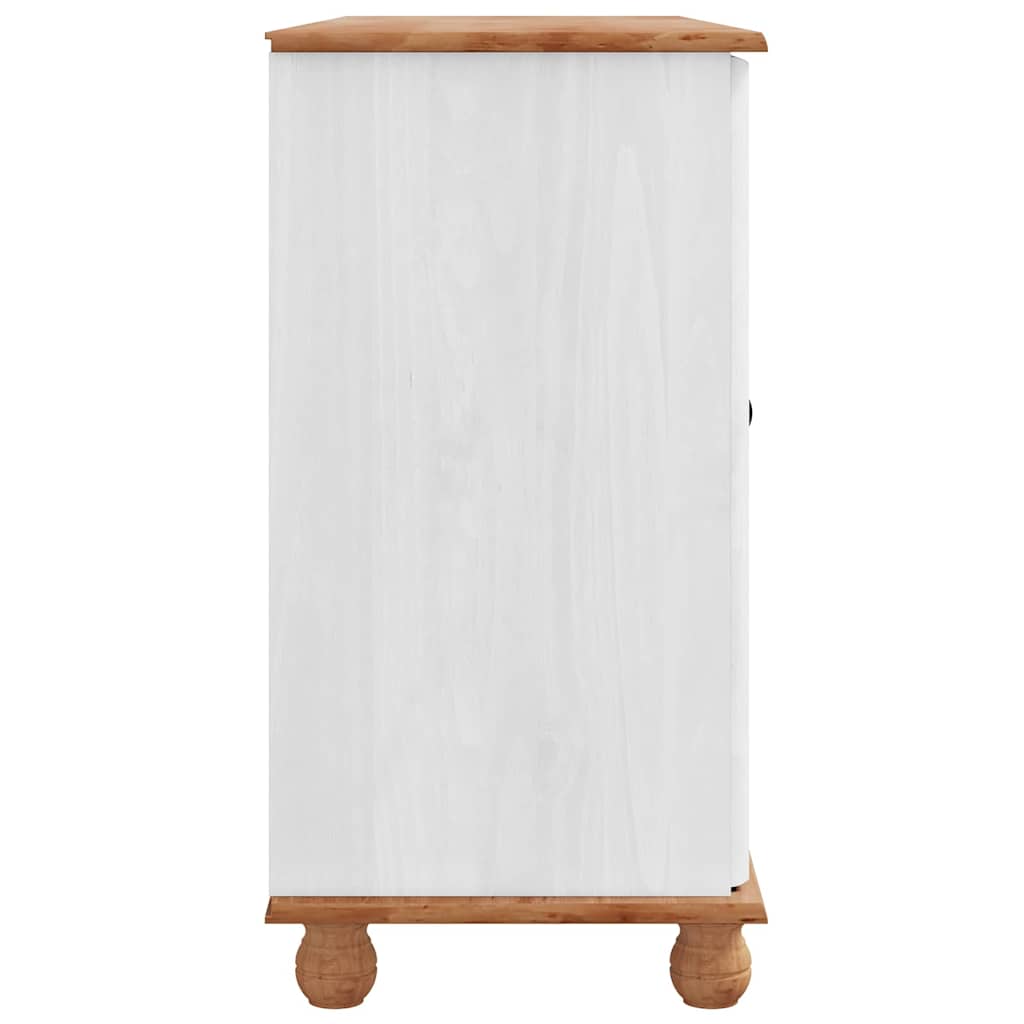 vidaXL Πλαϊνό γραφείο ASKIM 133,5 x 40 x 79 εκ. Μασίφ ξύλο πεύκου