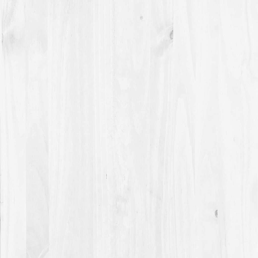 vidaXL Γραφείο ASKIM Λευκό 95 x 40 x 75 εκ. Μασίφ ξύλο πεύκου