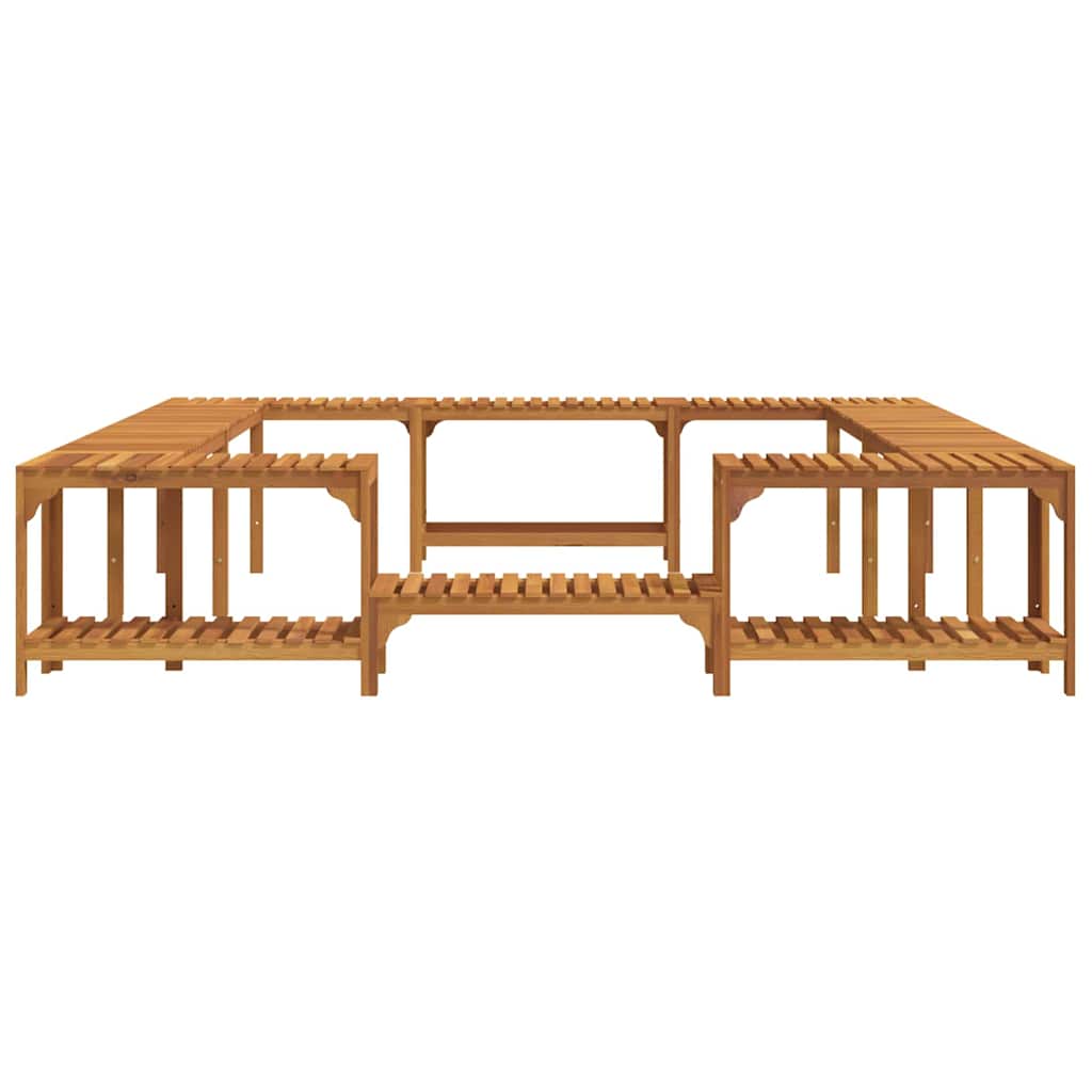 vidaXL Περίβλημα Τζακούζι Καστανό 250 x 250 cm
