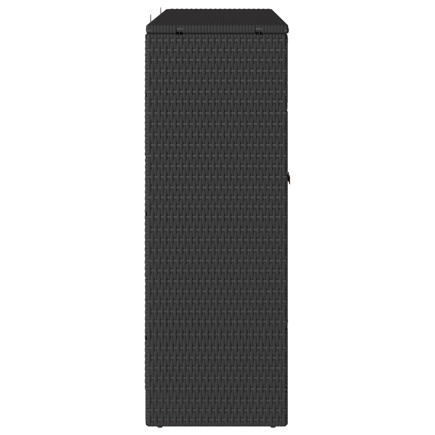 vidaXL Ντουλάπι αποθήκευσης με πόρτα Μαύρο 100 x 36 x 102 εκ Ρατάν