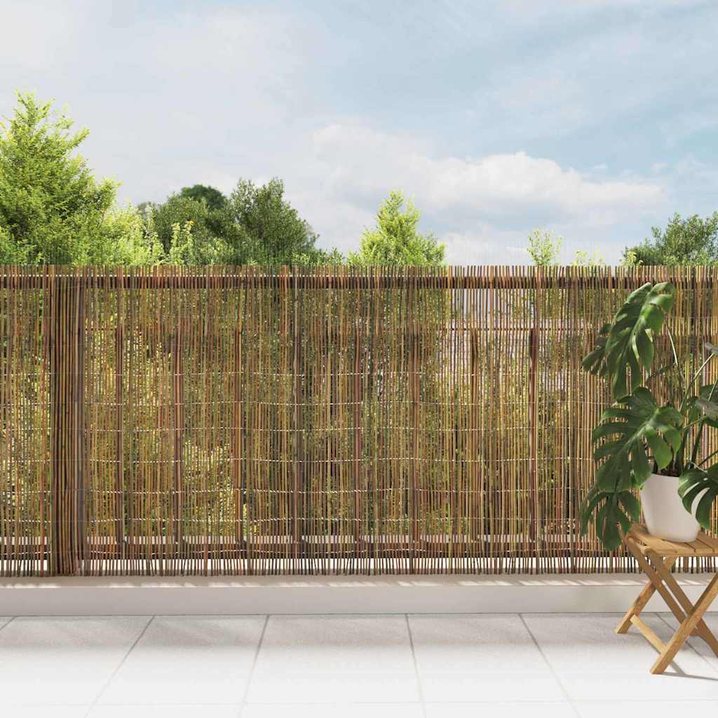 vidaXL Φράχτης Μπαμπού Φυσικό 400 x 125 cm Μπαμπού