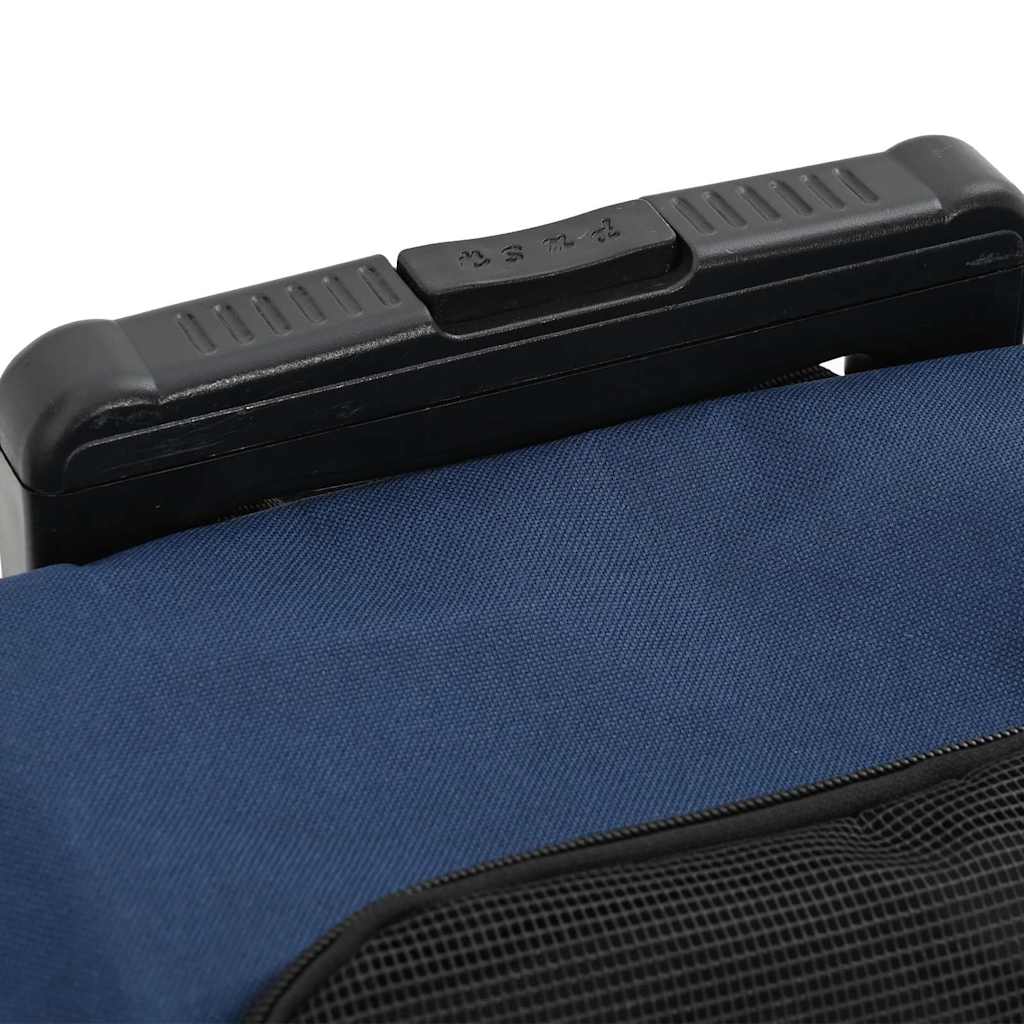 vidaXL Καρότσι Κατοικίδιων 3 σε 1 Μπλε 48x32x(57-106) εκ. από Ύφασμα Oxford