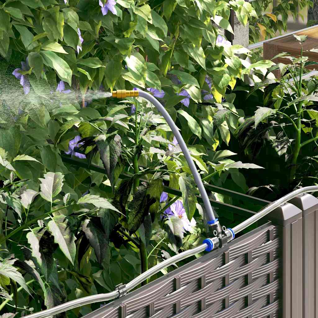 vidaXL Ζαρντινιέρες κήπου Καφέ 80 x 80 x 142 cm Ατσάλι