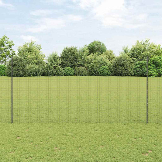 vidaXL Στύλος Περιφράξεων 5 pcs Γκρι 150 cm Ατσάλι