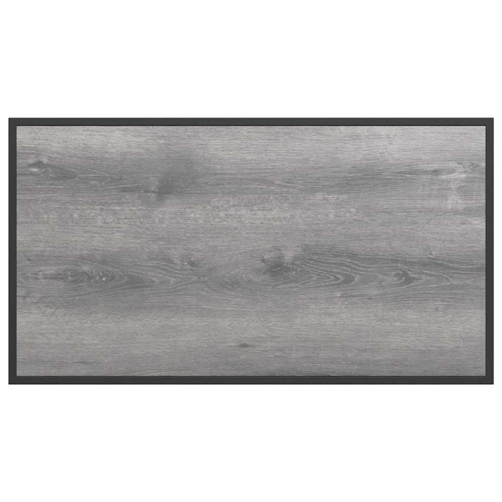 vidaXL Τραπέζι Κήπου Γκρι 100 x 55 x 70 εκ. Χάλυβας και DPC