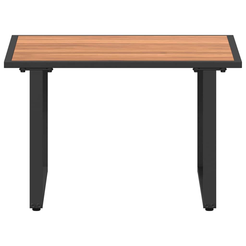 vidaXL Τραπεζάκι σαλονιού Μαύρο και Καφέ 55 x 55 x 35 cm