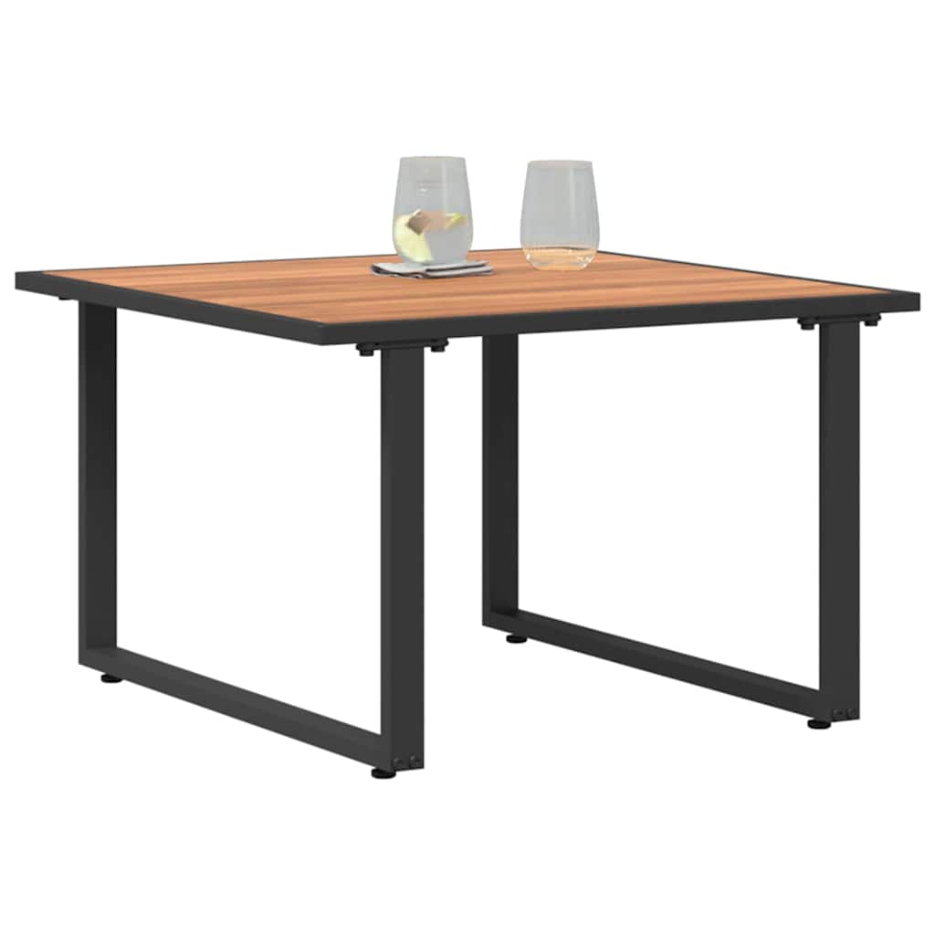 vidaXL Τραπεζάκι σαλονιού Μαύρο και Καφέ 55 x 55 x 35 cm