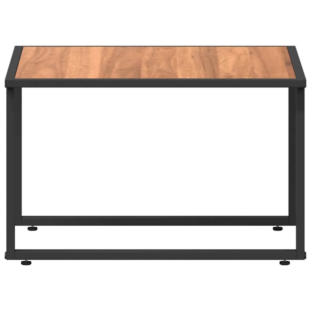 vidaXL Τραπεζάκι σαλονιού Μαύρο και Καφέ 55 x 55 x 35 cm