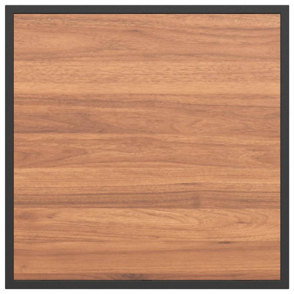 vidaXL Τραπεζάκι σαλονιού Μαύρο και Καφέ 55 x 55 x 35 cm