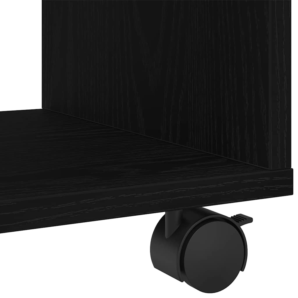 vidaXL End Table Μαύρη δρυς 72 x 33 x 42.5 εκ. Επεξεργασμένο ξύλο