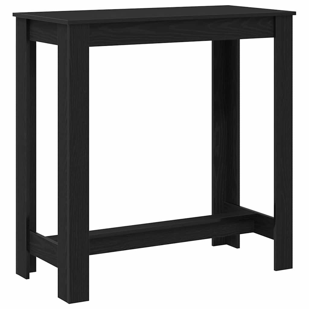 vidaXL Τραπέζι μπαρ 102 x 50 x 103.5 εκ. Επεξεργασμένο Ξύλο Μαύρη Οξυά
