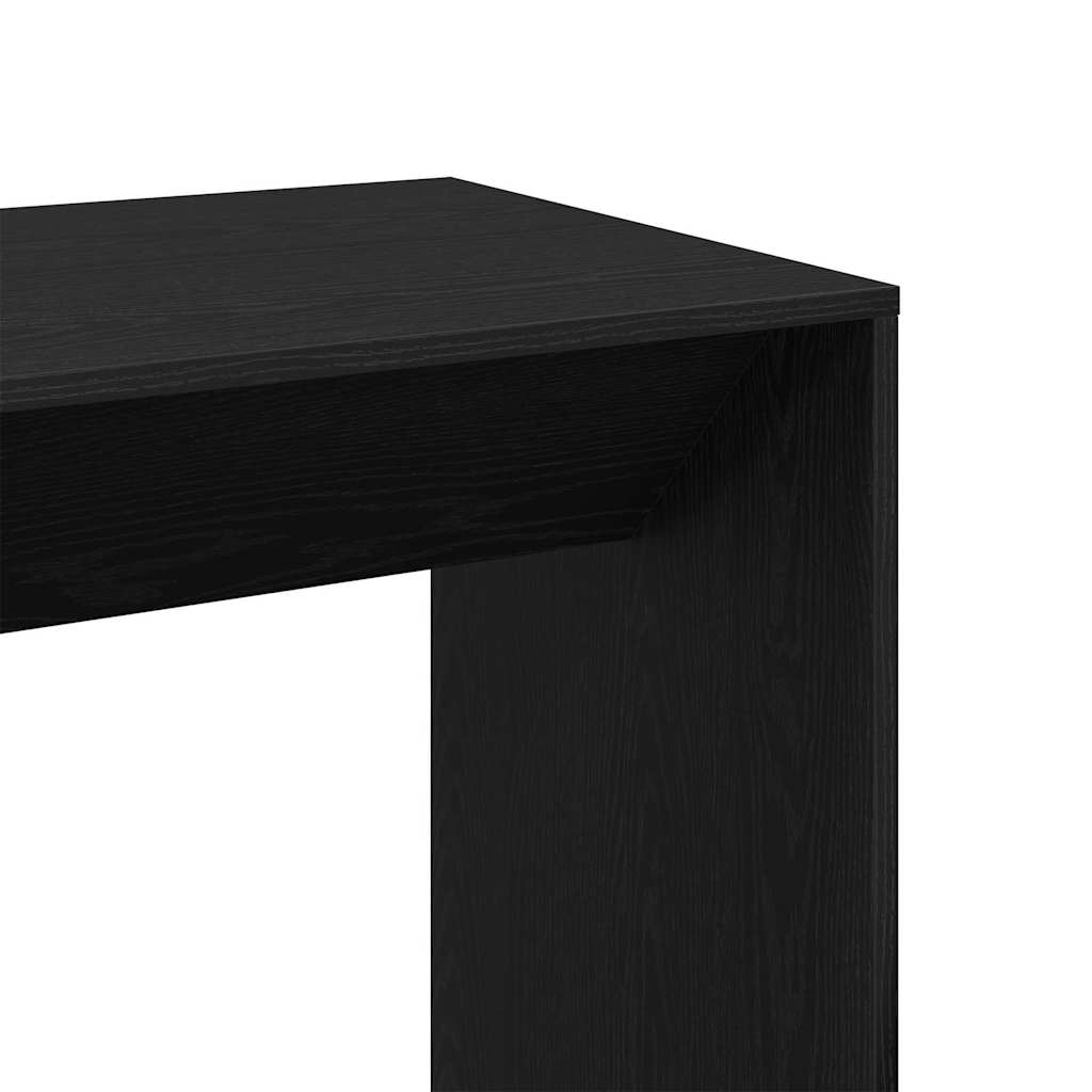 vidaXL Τραπέζι μπαρ Μαύρη Οξυά 51 x 50 x 103,5 εκ. Επεξεργασμένο ξύλο