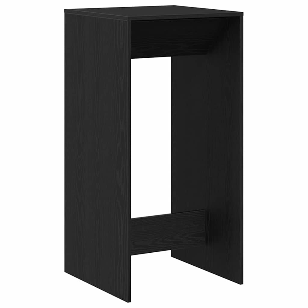 vidaXL Τραπέζι μπαρ Μαύρη Οξυά 51 x 50 x 103,5 εκ. Επεξεργασμένο ξύλο