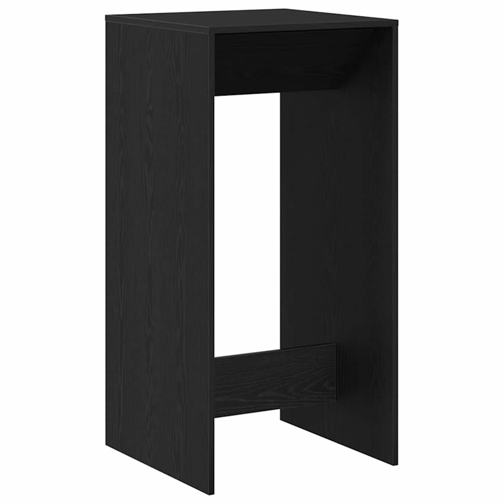 vidaXL Τραπέζι μπαρ Μαύρη Οξυά 51 x 50 x 103,5 εκ. Επεξεργασμένο ξύλο