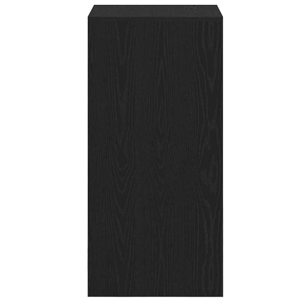 vidaXL Τραπέζι μπαρ Μαύρη Οξυά 51 x 50 x 103,5 εκ. Επεξεργασμένο ξύλο
