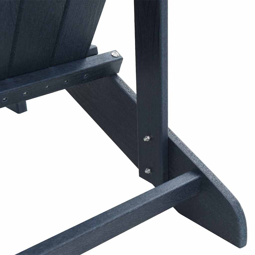 vidaXL Καρέκλα Adirondack Σκούρο μπλε 82 x 74 x 92 εκ. HDPE