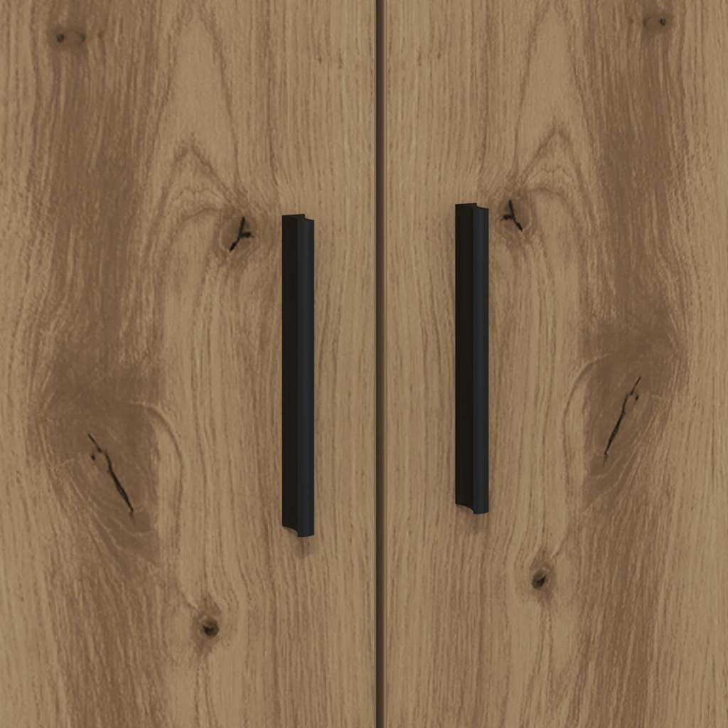 vidaXL Σκελετός Κρεβατιού Artisan Oak 100 x 200 cm Επεξεργασμένο Ξύλο