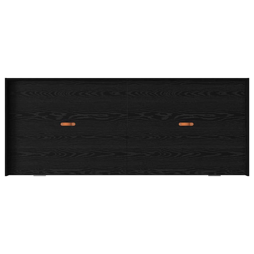 vidaXL Σκελετός Κρεβατιού Μαύρη Οξυά 90 x 190 cm Επεξεργασμένο ξύλο