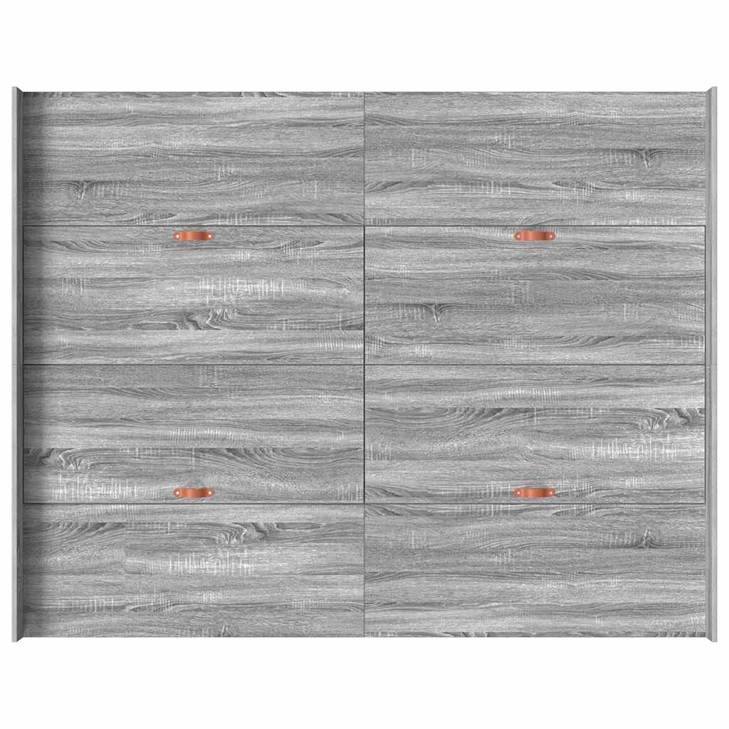 vidaXL Κρεβάτι με αποθηκευτικό χώρο Γκρι sonoma 140 x 200 cm