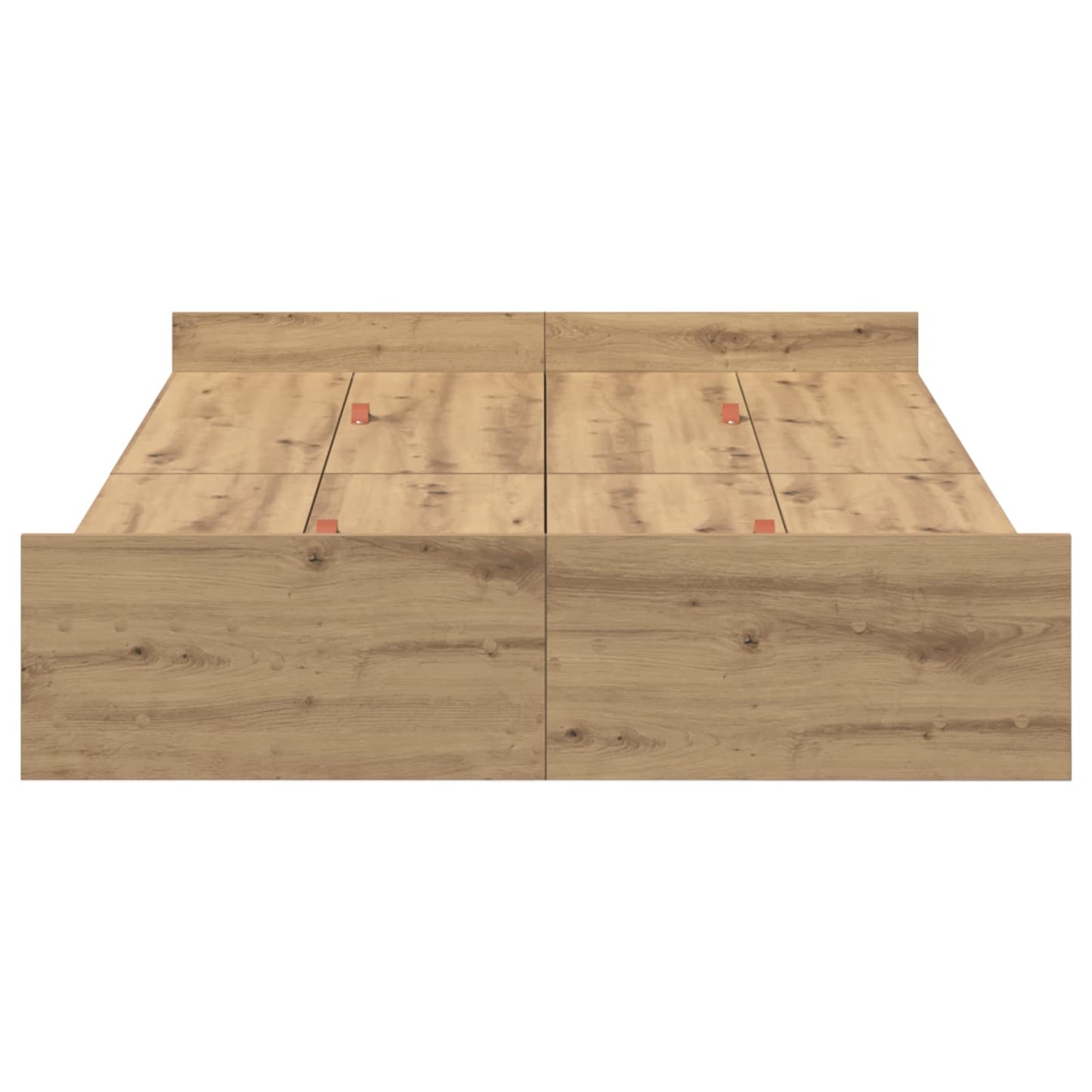 vidaXL Κρεβάτι με αποθηκευτικό χώρο με πόρτα Artisan Oak 120 x 200 cm