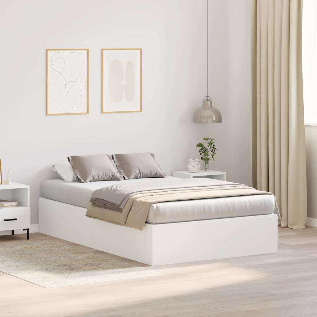 vidaXL Κρεβάτι με αποθηκευτικό χώρο Λευκό 120x200 εκ.