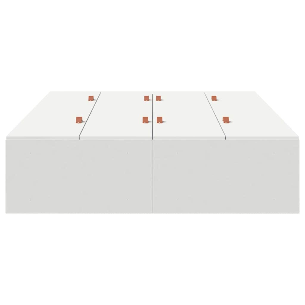 vidaXL Κρεβάτι με αποθηκευτικό χώρο Λευκό 120x200 εκ.