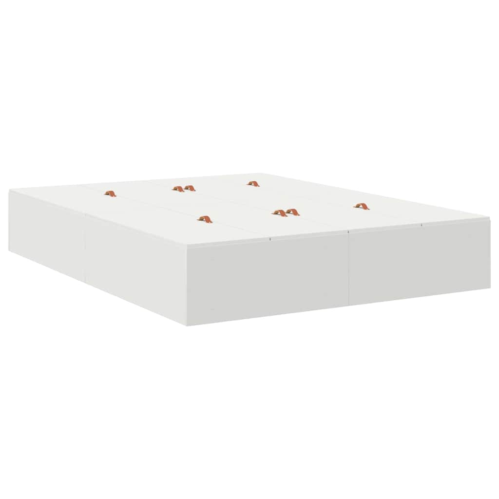 vidaXL Κρεβάτι Αποθήκευσης Λευκό 160 x 200 cm