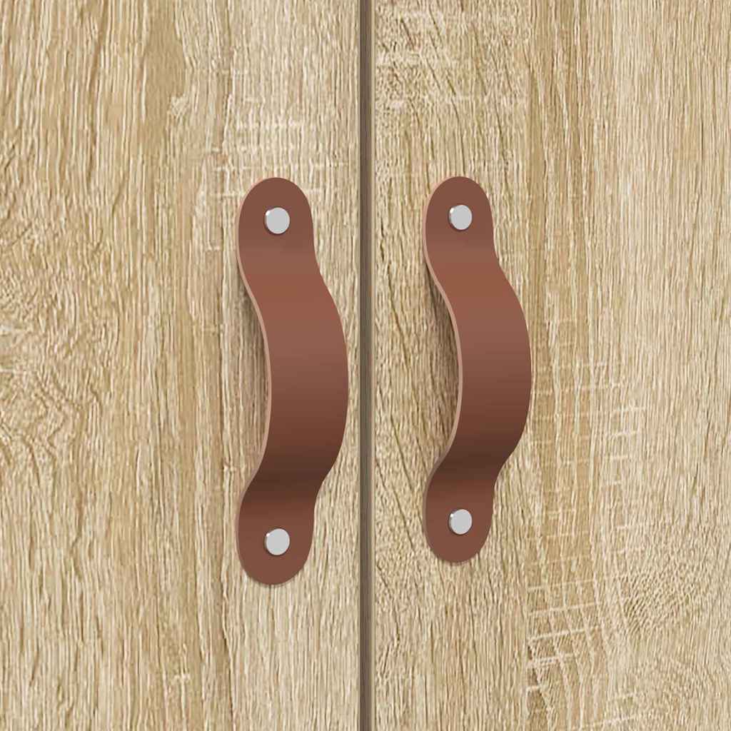 vidaXL Κρεβάτι με αποθηκευτικό χώρο Δρύς Sonoma 120 x 190 cm