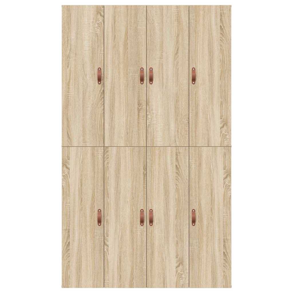 vidaXL Κρεβάτι με αποθηκευτικό χώρο Δρύς Sonoma 120 x 190 cm