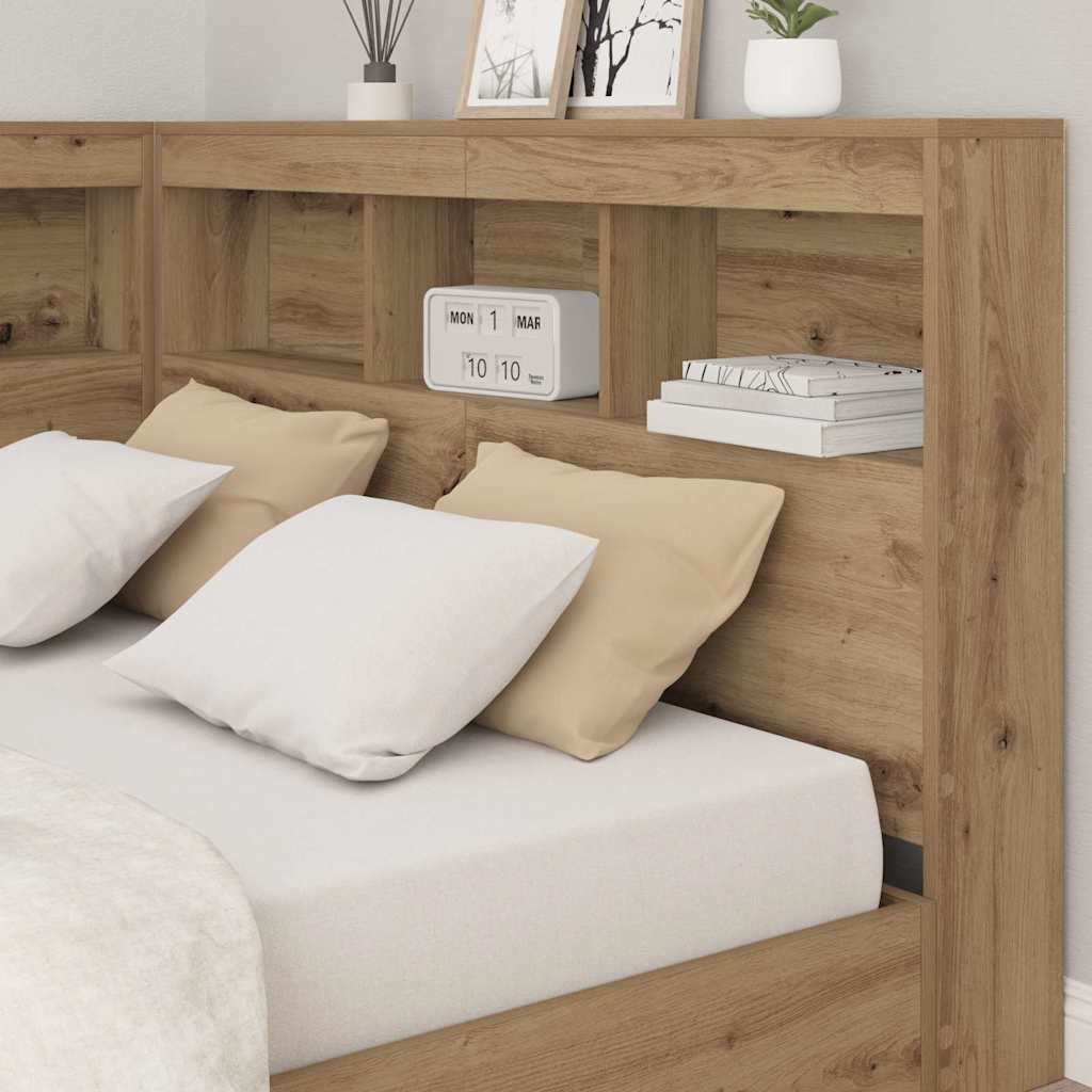 vidaXL Κεφαλάρι Αποθήκης Artisan Oak Επεξεργασμένο Ξύλο