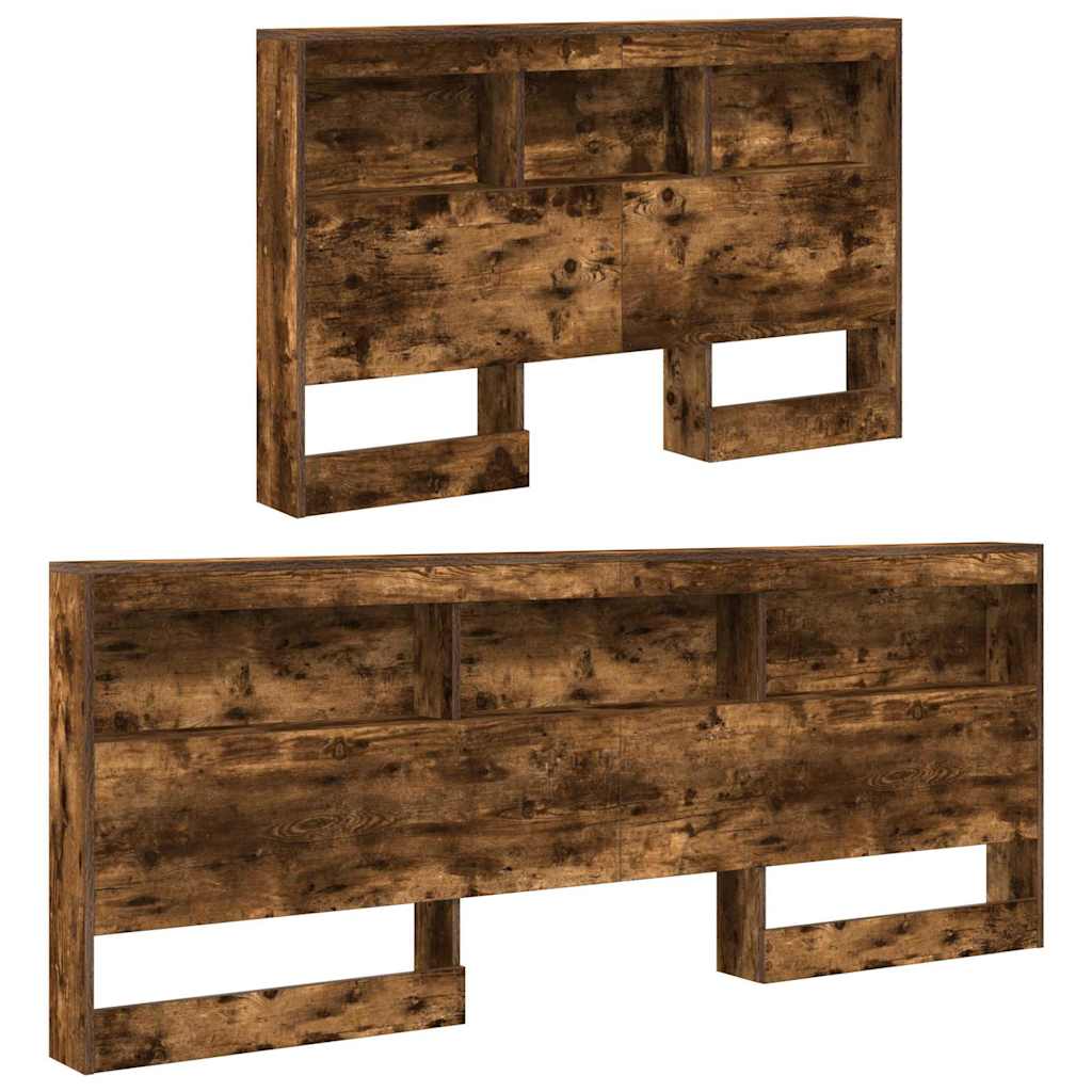 vidaXL Κεφαλάρι Αποθήκης Καπνιστή δρυς 120 cm Επεξεργασμένο ξύλο