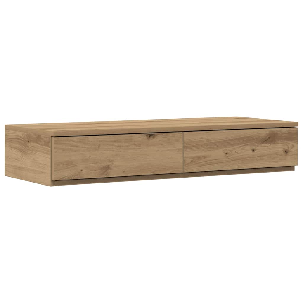 vidaXL Κρεβάτι με αποθηκευτικό χώρο με συρτάρι Artisan Oak 100 cm