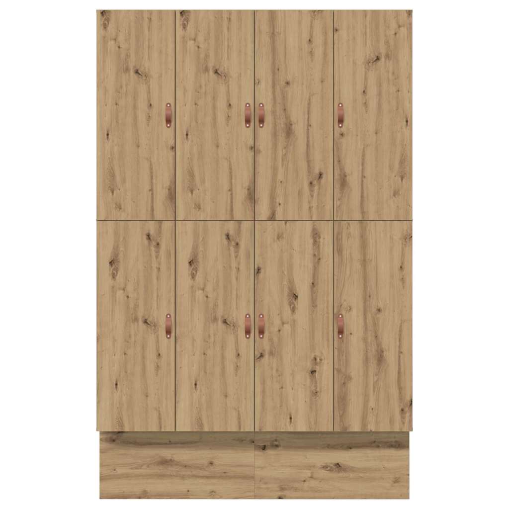 vidaXL Κρεβάτι με αποθηκευτικό χώρο με συρτάρι Artisan Oak 150 cm