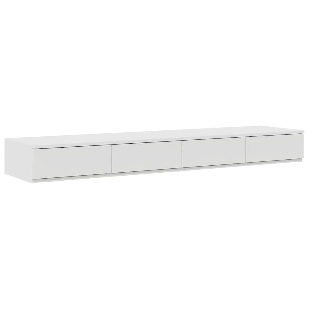 vidaXL Κρεβάτι με αποθηκευτικό χώρο Λευκό 160 cm Επεξεργασμένο ξύλο