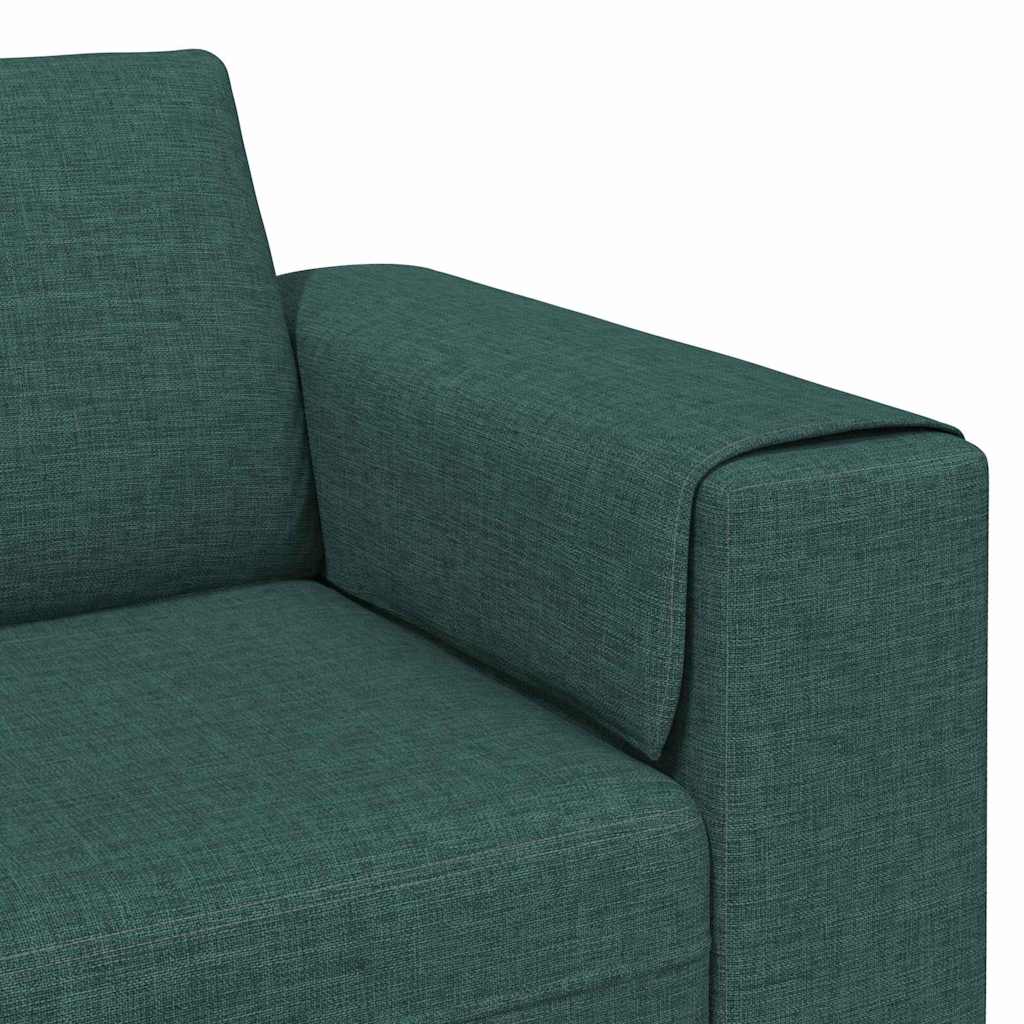 vidaXL Καναπές σαλονιού Σκούρο Πράσινο 250 x 77 x 76 εκ. Πολυεστέρας