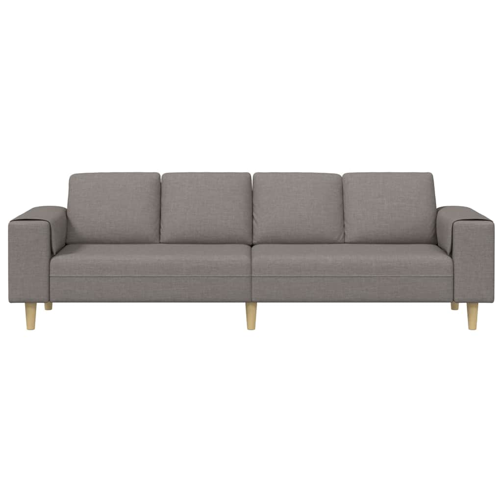 vidaXL Καναπές σαλονιού Taupe 250 x 77 x 76 εκ. Πολυεστέρας