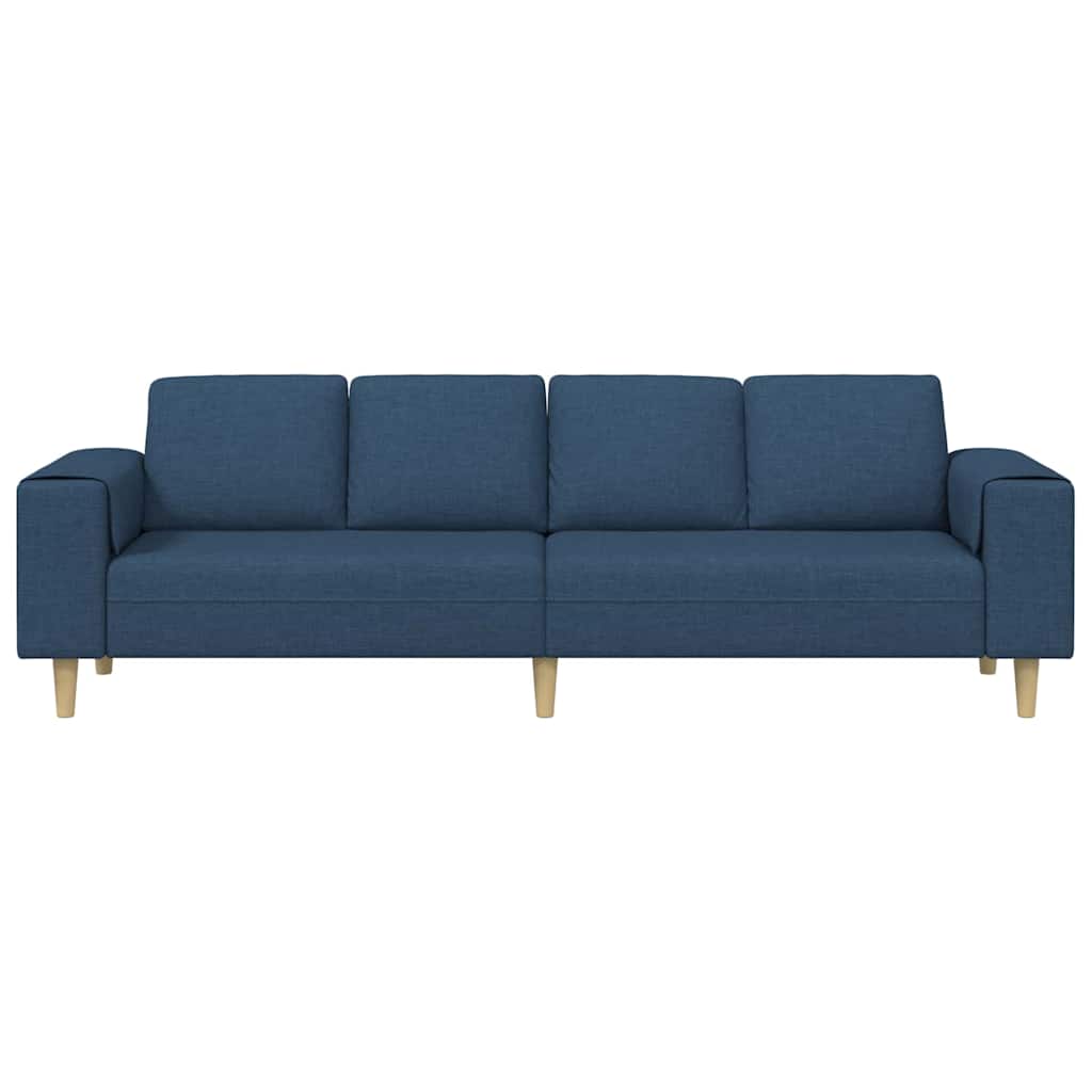 vidaXL Καναπές σαλονιού Μπλε 250 x 77 x 76 εκ. Πολυεστέρας