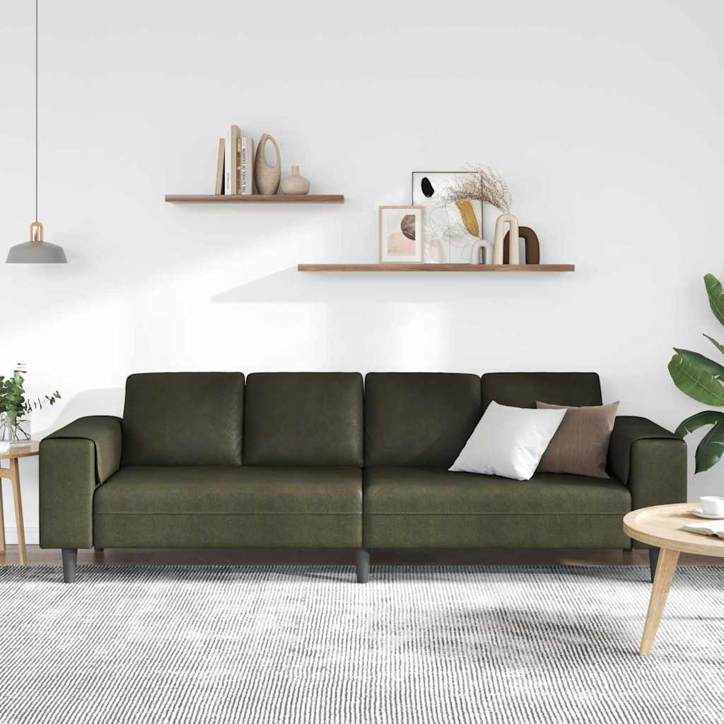 vidaXL Καναπές σαλονιού Στρατιωτικό Πράσινο 250 x 77 x 76 εκ.