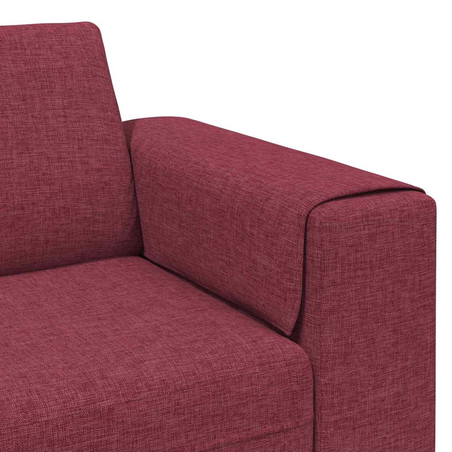 vidaXL Καναπές σαλονιού 3 pcs Κόκκινο 250 x 188 x 76 εκ. Πολυεστέρας
