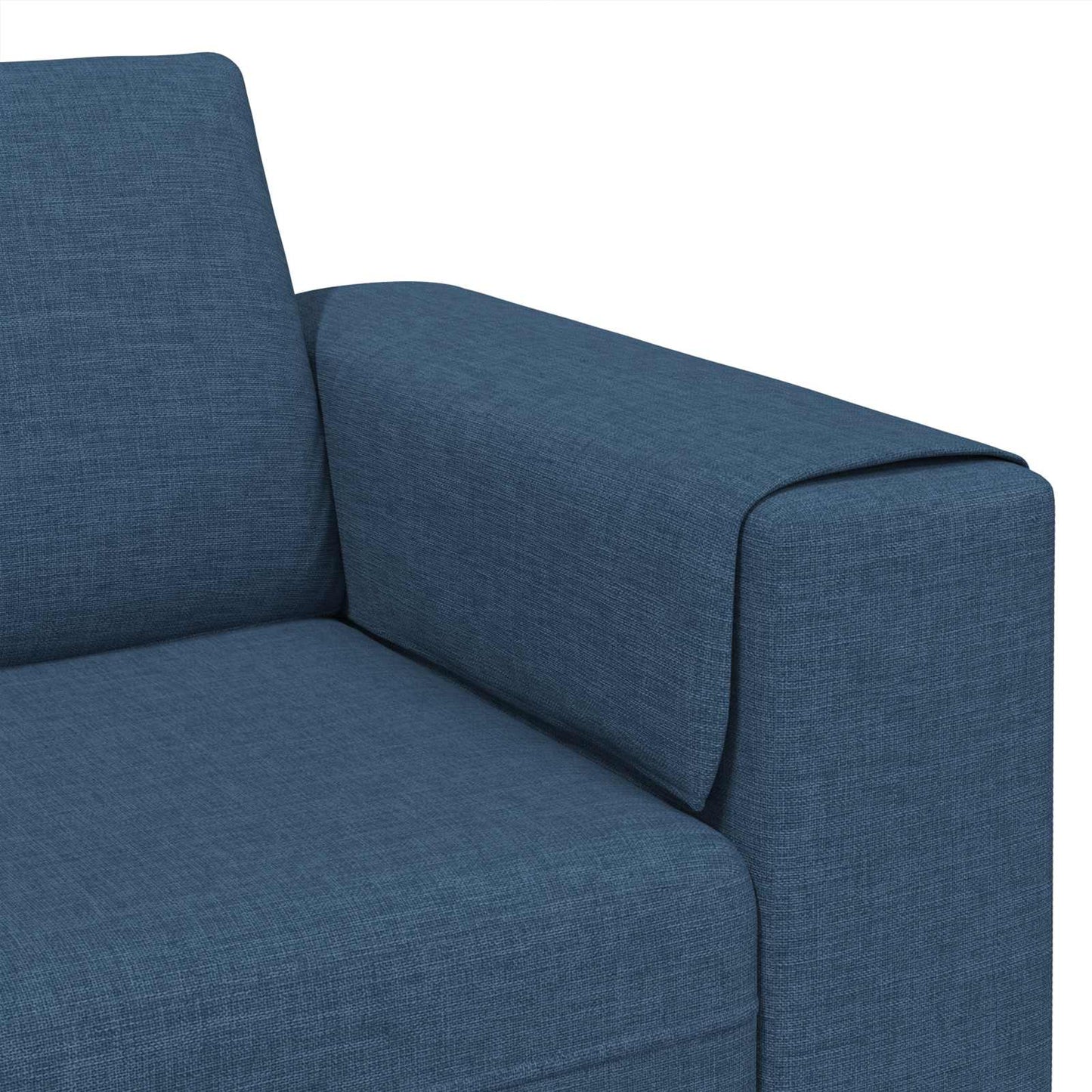 vidaXL Καναπές σαλονιού 3 pcs Μπλε Πολυεστέρας
