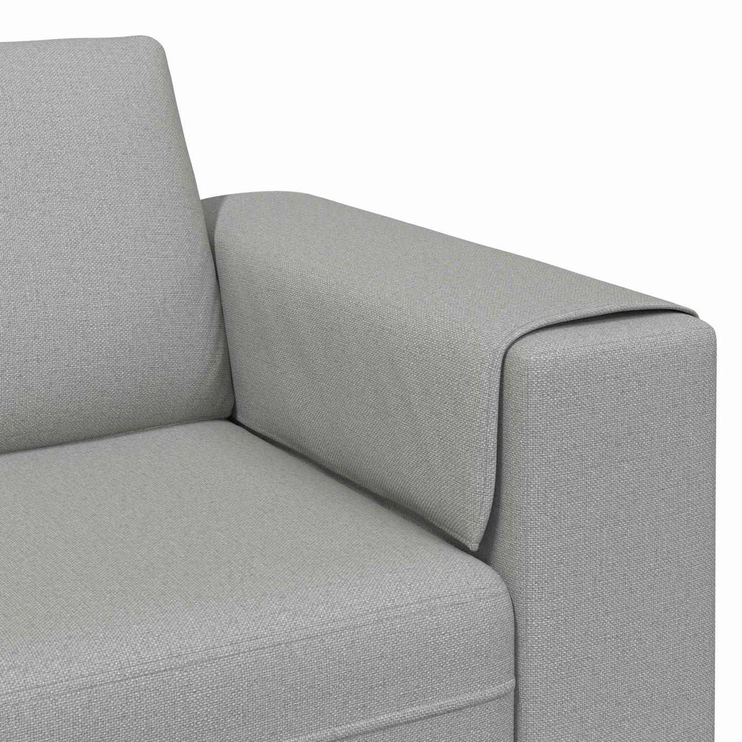 vidaXL Καναπές σαλονιού 3 pcs Σκίουρος Γκρί 250 x 188 x 76 εκ.
