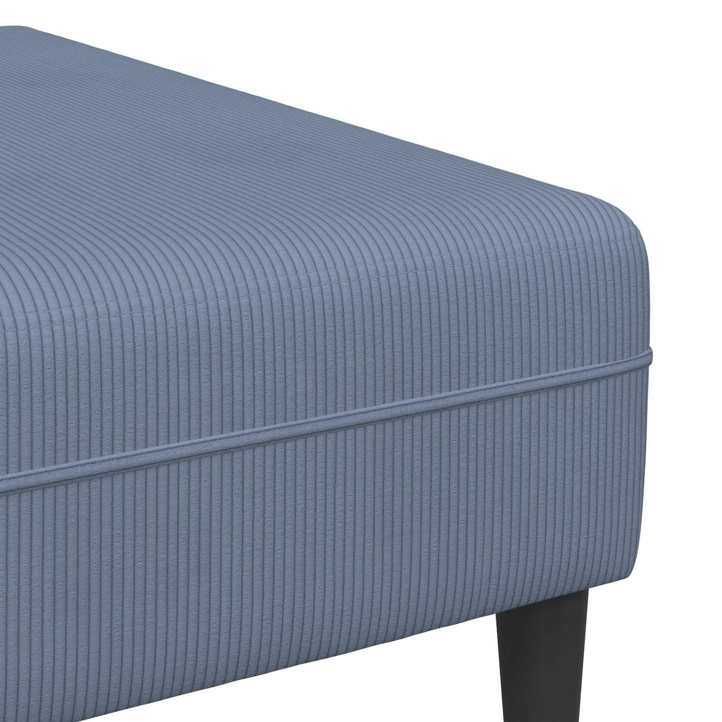 vidaXL Καναπές Μπλε 250 x 188 x 76 εκ. Υφασμάτινο Κορντουρά