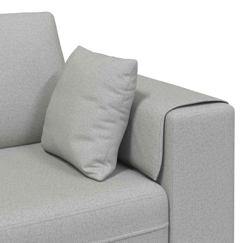 vidaXL Καναπές Σκίουρος Γκρί 250 x 77 x 76 εκ. ύφασμα