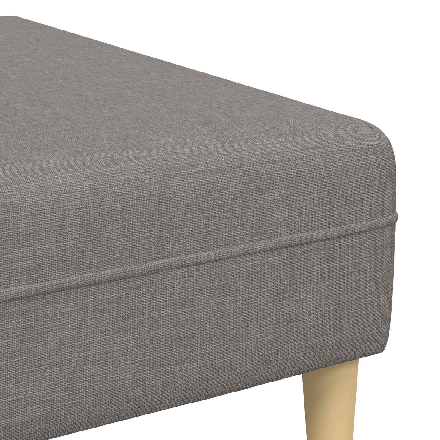 vidaXL Καναπές με μαξιλάρι 3 pcs Taupe ύφασμα